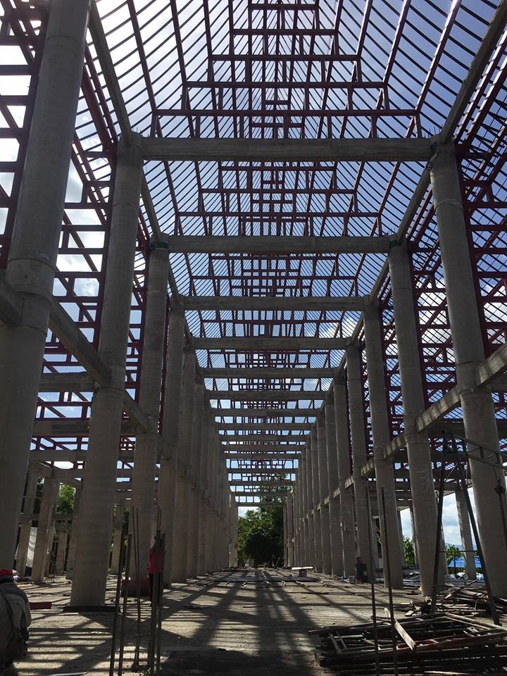 新大殿的昔日建设2